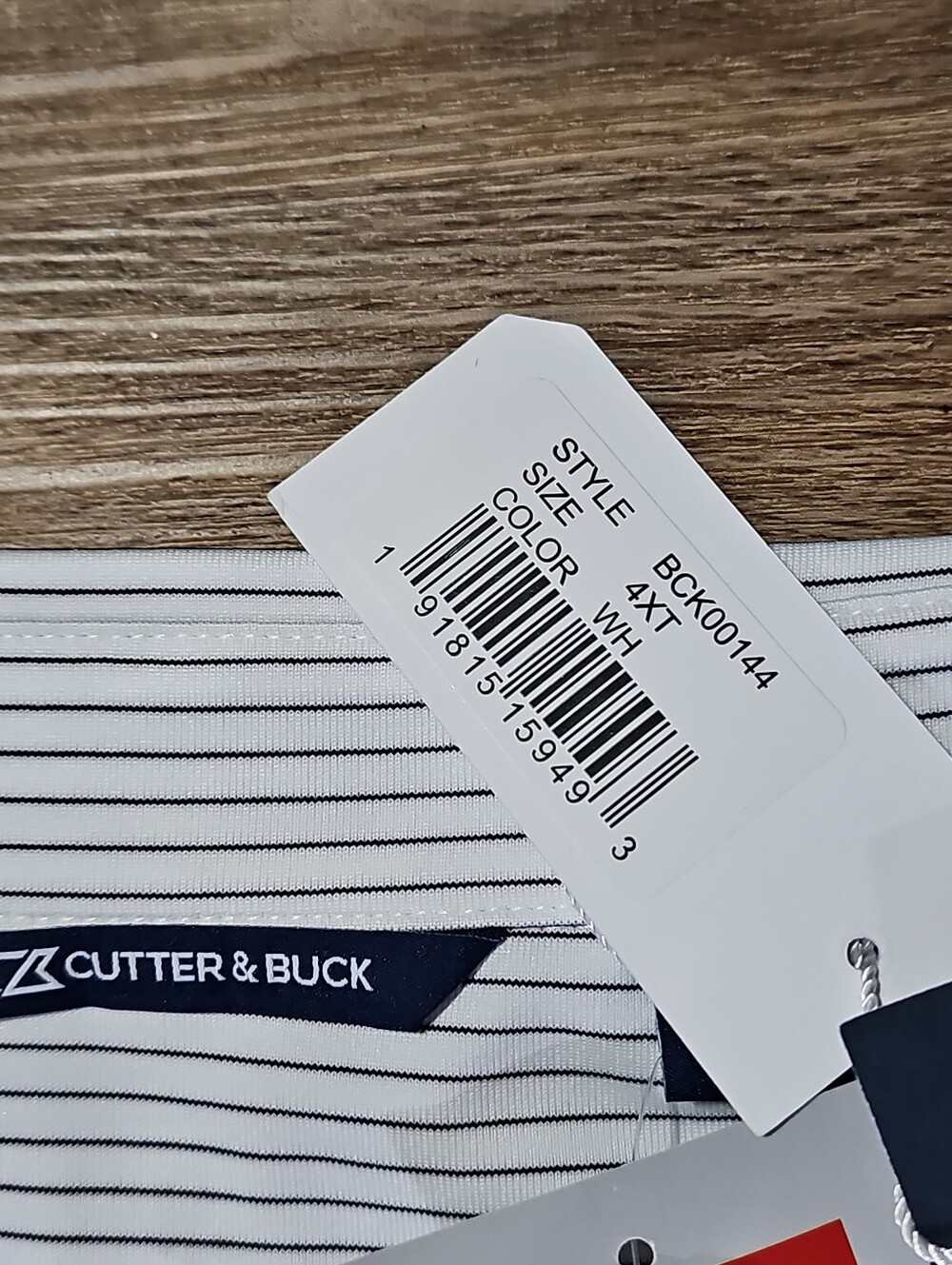 US Open Oakmont Shirt Stripe Polo Mens 4XT 2025 Cutter & Buck New With Tags - Picture 5 of 7